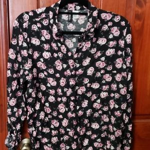 H&M button up blouse